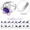 SUMERSHA 16Pcs Mood Rings Adjustable Color Changing Rings for Women Birthday Party Favors Halloween Costume Props view 2
