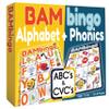 THE BAMBINO TREE Alphabet and Phonics Bingo - ABC Learning Letter Recognition and CVC Words with Pictures - Phonics Games for Kids Ages 3-7 yrs Preschool Kindergarten view 1