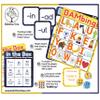 THE BAMBINO TREE Alphabet and Phonics Bingo - ABC Learning Letter Recognition and CVC Words with Pictures - Phonics Games for Kids Ages 3-7 yrs Preschool Kindergarten view 2