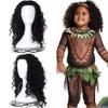 Artjosy Anime Character Cosplay Wigs for Kids - Long Natural Black Fluffy Curly Synthetic Wigs - Heat Resistant - Perfect for Theme Parties & Halloween view 1
