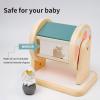 Twefex Montessori Spinning Drum, Montessori Toys for Babies 6-12 Months, Montisory Baby Toys for 1 Year Old Infant, Wooden Toy for Baby view 2