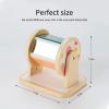 Twefex Montessori Spinning Drum, Montessori Toys for Babies 6-12 Months, Montisory Baby Toys for 1 Year Old Infant, Wooden Toy for Baby view 4