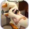 Goose Stuffed Animal Pillow Toy, Cute Giant White Goose Stuffed Animal Duck Plush,Swan White,It's a for Everyone. view 4