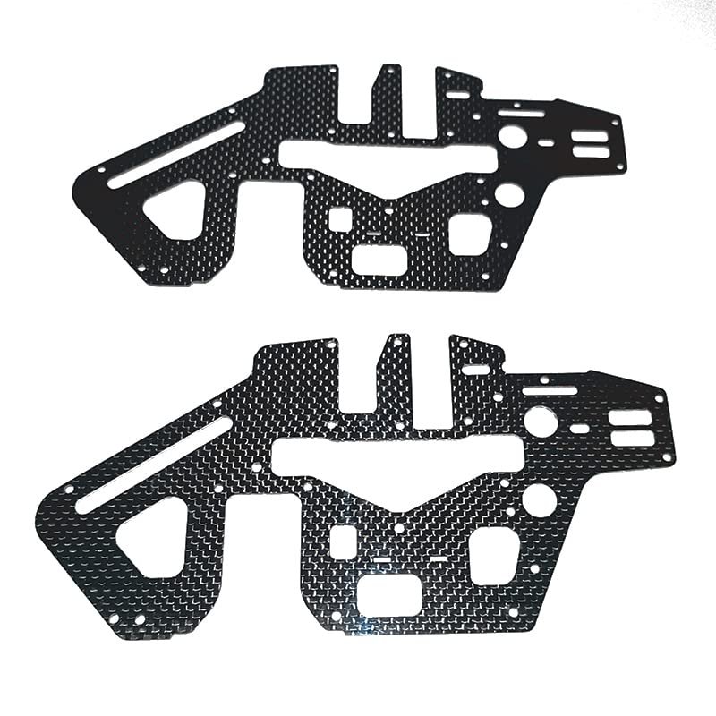 STASRC 2Pcs 450 PRO DFC Helicopter Main Frame Carbon Fiber Plate for trex Align 450 kit