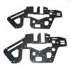 STASRC 2Pcs 450 PRO DFC Helicopter Main Frame Carbon Fiber Plate for trex Align 450 kit view 1