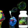 QuarkPod Black Light Glow Giant Bubble Mix - Make 12-24 Gallon Glow Bubble Refill Solution | Made in USA | Non Toxic Bubbles for Kids | Glow in The Dark Neon Party | for Any Bubble Machine (Green) view 1