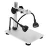 Lab Microscope Slides Aluminum Alloy Microscope Bracket Stand Holder with Dual Light Source for Digital Microscope Microscope Parts view 4