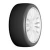 GRP GTJ04-XM3 1:8 GT New Tread Soft White 20 Spoke Rubber Tires - Hard Rim view 2
