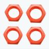 8pcs Aluminum RC Wheel Nuts 17mm Thread 1.0mm for ARRMA HSP AXIAL FS HIMOTO Redcat Upgraded Hop-Up Parts (Green+Red) view 4