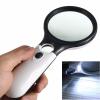 Lab Microscope Slides 3X 45X Illuminated Magnifier Microscope Magnifying Glass with 3 LED Microscope Parts view 3