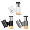 Microscope Accessories Kit 60X Mini Microscope Pocket Magnifier Loupe Glass with LED Light Microscope Slides (Color : White) view 4