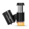 Microscope Accessories Kit 60X Mini Microscope Pocket Magnifier Loupe Glass with LED Light Microscope Slides (Color : Black) view 1