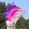 Winged Sirenny 32" Flowy Spinning Silk Flag Poi, Church Praise Prophetic Worship Adoration Dance Banner, Dance Poi Streamer, Beginners Practice Play Silk (white/pink/purple) view 4