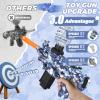 Electric Gel Ball Blaster Toys-Eco-Friendly Splatter Ball Blaster,Automatic Outdoor Games Toys for Activities Team Game(Blue) view 3