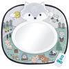 The Peanutshell Musical Baby Car Seat Mirror, Woodland Animals with Lights view 1
