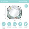 The Peanutshell Musical Baby Car Seat Mirror, Woodland Animals with Lights view 2