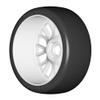 GRP GTJ04-XM7 1:8 GT New Tread Medium Hard White 20 Spoke Rubber Tires - Hard Rim view 3