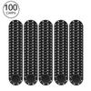 Poker Chips  100-Piece Set of 11.5-gram Blackjack Chips with Suited Design  Made of Composite Resin for Texas Holdem by Trademark Games (Black) view 4