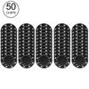 Poker Chips ? 50-Piece Set of 11.5-gram Blackjack Chips with Suited Design ? Made of Composite Resin for Texas Holdem by Trademark Games (Black) view 4