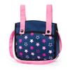 Bayer: Pram Xeo - Blue, Pink, Stars - Includes Shoulder Bag, Fits Dolls Up to 18", Convertible to A Pushchair, Adjustable Handle & Swivel view 4