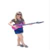 Zugar Land Gold Rock-n-Roll Inflatable Guitar (40 Inches) Vinyl. Perfect Party Favor, DJ Dance 80s Rocker (Gold Color (3 Pack)), view 4