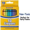 Trail maker 100 Pack Crayons Bulk for Kids, Classroom - Wholesale Bright Wax Coloring Crayons Party Favors in Bulk, 10 Per Box Art Set view 3