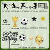 28 PCS Soccer Cake Topper Soccer Ball Player Cake Decorations for Soccer Birthday Party Sport Party Supplies view 3