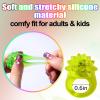 108 Pcs LED Light Up Ring - Glow in the Dark Party Favors, Soft Jelly Toy Rings Finger Lights in Treasure Box, Bulk Prize Gift for Kids & Adults (6 Colors) view 2