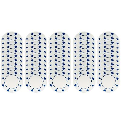 Poker Chips ? 50-Piece Set of 11.5-gram Blackjack Chips with Suited Design ? Made of Composite Resin for Texas Holdem by Trademark Games (White)