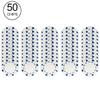Poker Chips ? 50-Piece Set of 11.5-gram Blackjack Chips with Suited Design ? Made of Composite Resin for Texas Holdem by Trademark Games (White) view 4