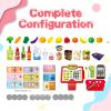RedCrab Cash Register Toy for Kids,Toddler Store Pretend Plays Supermarket Calculator Cash Register Gift with Scanner, Play Money, Play Food for Boys & Girls view 4