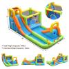 BOUNTECH Inflatable Water Slide, 8-in-1 Dual Slides Kids Water Park Jump Castle, Water Slides Inflatables for Outdoor with Splash Pool, Water Slide Bounce House for Big Kids Backyard Party Gifts view 2