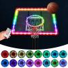 Green Bean LED Basketball Hoop Light Rim and Backboard, Remote Control Basketball Rim Light with 16 Colors 7 Flashing Mode for Playing Basketball in The Dark (Rim and Backboard not Included) view 1