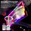 Green Bean LED Basketball Hoop Light Rim and Backboard, Remote Control Basketball Rim Light with 16 Colors 7 Flashing Mode for Playing Basketball in The Dark (Rim and Backboard not Included) view 3