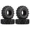 INJORA 1.0 Tires - S5 Crawler Mud Terrain Kraken Claw for SCX24 TRX4M AX24 Bronco Gladiator C10 JLU Deadbolt FCX24 FCX18 Axial RC 1/24 1/18, 62 * 20.5mm(T1007) view 1
