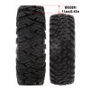 INJORA 1.0 Tires - S5 Crawler Mud Terrain Kraken Claw for SCX24 TRX4M AX24 Bronco Gladiator C10 JLU Deadbolt FCX24 FCX18 Axial RC 1/24 1/18, 62 * 20.5mm(T1007) view 4