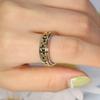 OreilleStar Anxiety Ring for Women Fidget Ring: Anxiety Relief Items Spinner Rings for Anxiety Silver Moon Star Fidget Rings for Anxiety for Women Anxiety Rings view 4