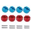 8 pcs/Set 12mm hex Adapter,Aluminum 12mm hex hubs adapters 7mm Thickness for 1/10 HSP HPI Redcat RC Buggy Slash 4wd etc Upgraded Part(Blue+Red) view 2