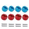 8 pcs/Set 12mm hex Adapter,Aluminum 12mm hex hubs adapters 7mm Thickness for 1/10 HSP HPI Redcat RC Buggy Slash 4wd etc Upgraded Part(Blue+Red) view 3