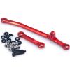 1/24th Aluminium Steering Rod Tie Links RC Upgrade Steering Linkage Set for Axial SCX24 AXI90081 Deadbolt AXI00001 AXI00002 AXI00005 AXI00006 Crawler Car (Red) view 2
