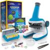 NATIONAL GEOGRAPHIC Microscope for Kids - Science Kit with an Easy-to-Use Kids Microscope, Up to 400x Zoom, Blank and Prepared Slides, Rock & Mineral Specimens, STEM Project Toy view 1