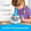 NATIONAL GEOGRAPHIC Microscope for Kids - Science Kit with an Easy-to-Use Kids Microscope, Up to 400x Zoom, Blank and Prepared Slides, Rock & Mineral Specimens, STEM Project Toy view 4