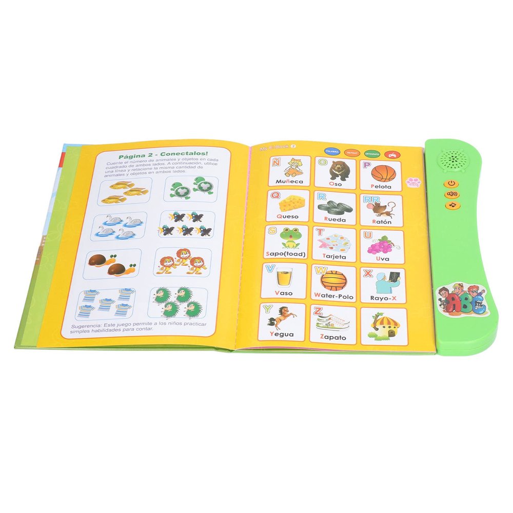 Learn Spanish Audiobook, Electronic Audiobook Fruits for Home Fun