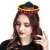 Cinco de Mayo Fiesta Sombrero Mexican Party Decorations, 3 Pieces Sombrero Hats Mini Mexican Party Hat with Headband for Kids Boys Girls Adults view 3
