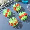 Toddmomy Glowing Suction Ball Toys 4Pcs: PVC Sensory Play Kit for Ages 3+ Indoor/Outdoor Games & Party Favors (6x6cm) view 2