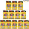 Trail maker Crayons Bulk 100 Box Set, 20 Colors Per Box, Bulk for Classroom Kids Ages 4-8, Wholesale Bright Wax Coloring Crayons view 2