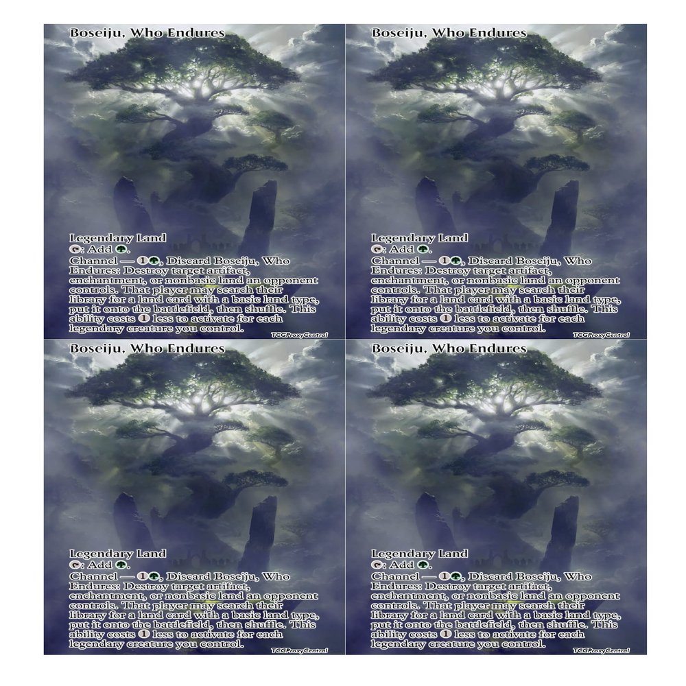 4x | Boseiju, Who Endures | Extended Art | Foil or Non-Foil (Foil)
