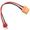 NHX RC XT90 Female to T Plug (Deans) Male Conversion Connector 16AWG 150mm view 1