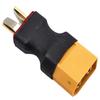 NHX RC XT60 Male to T Plug (Deans) Male Adapter Connector view 2