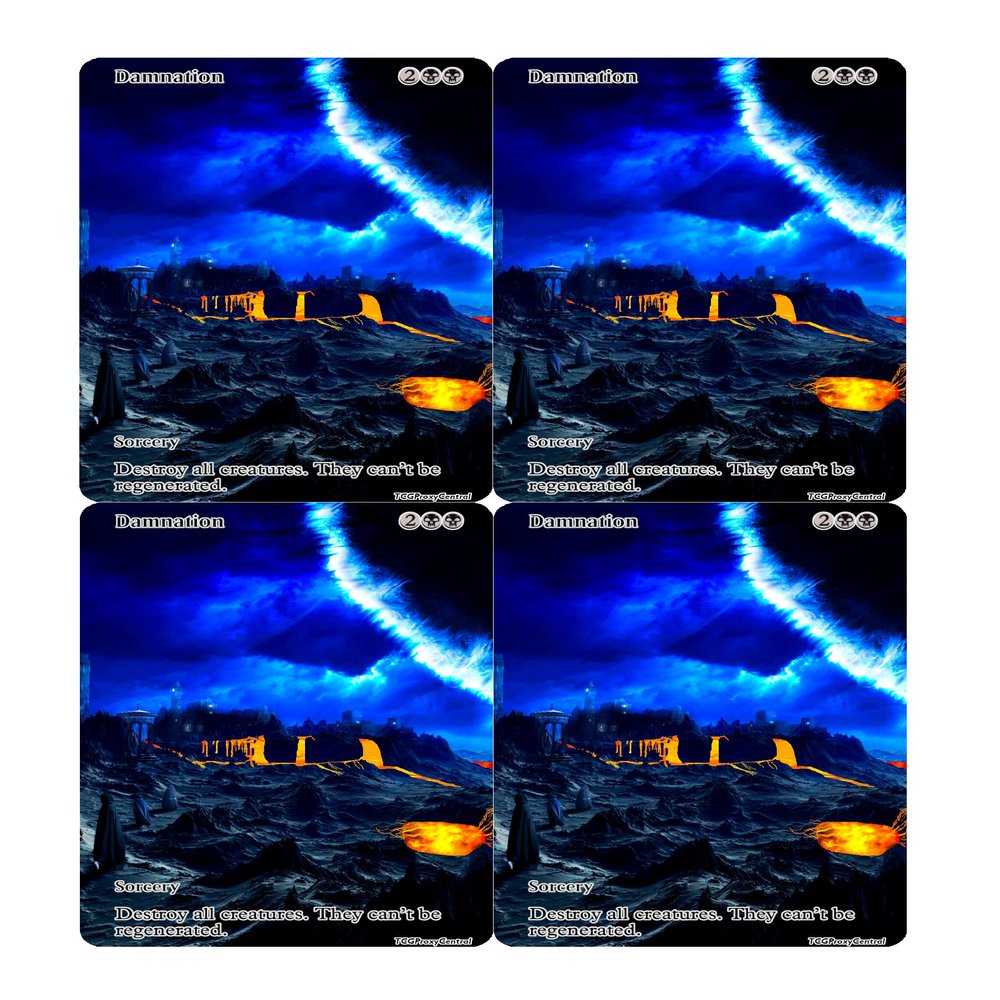 4x | Damnation | Extended Art | Foil or Non-Foil (Foil)